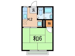 シティハイム九番町の物件間取画像